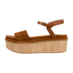Stuart Weitzman Yourway Espadrille Suede Platforms
